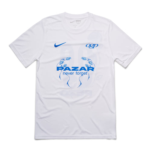 O.G. Pezo x Pazar Flower Jersey Classic V1 front – blue and light blue